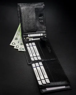 Skórzany portfel z dużą sekcją na karty i ochroną RFID — Rovicky - Portfele - miniaturka - grafika 8