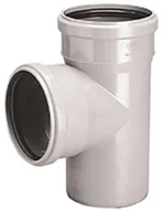 Łączniki, trójniki, kształtki - Wavin Trójnik HT/PP 32x32x32/88 biały sanitarny - miniaturka - grafika 1