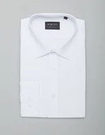 Koszule męskie - koszula fabrizia 00413 długi rękaw biały slim fit - miniaturka - grafika 1
