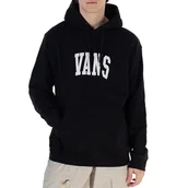 Bluzy męskie - Bluza Vans Arched Pullover VN000G0NBLK1 - czarna - miniaturka - grafika 1