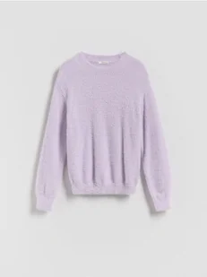 Reserved - Puszysty sweter - fioletowy - Swetry dla dziewczynek - miniaturka - grafika 1