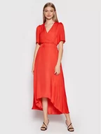 Sukienki - Morgan Sukienka codzienna 221-RSIBILA Czerwony Regular Fit - miniaturka - grafika 1