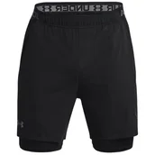 Spodenki męskie - Męskie szorty Under Armour Vanish Woven 2in1 Sts Rozmiar: XXL / Kolor: czarny/szary - miniaturka - grafika 1