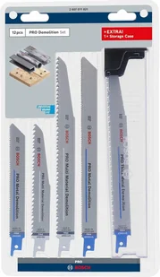 BOSCH BRZESZCZOT DO PIŁY SZABLASTEJ ZESTAW PRO DEMOLITION 12szt. - Brzeszczoty - miniaturka - grafika 1