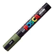 Marker pigmentowy Posca khaki  PC-5M UNI - Kredki, ołówki, pastele i pisaki - miniaturka - grafika 1