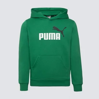 Bluzy dla chłopców - PUMA BLUZA Z KAPTUREM ESS+ 2 COL BIG LOGO FL B - grafika 1