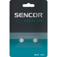 Baterie i akcesoria - Bateria alkaliczna, LR44, LR44, 1.5V, Sencor, blistr, 2-pack - miniaturka - grafika 1