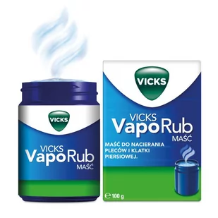 PROCTER & GA Vicks vaporub maść 100 g - Przeziębienie i grypa - miniaturka - grafika 1