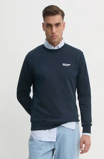 Pepe Jeans bluza SAM CREW męska kolor granatowy z nadrukiem PM582703 - Bluzy męskie - miniaturka - grafika 1