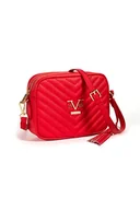 Torebki damskie - 19V69 WŁOCHY - Kobiety Torba Księżyc Gold, WOMEN SHOULDER BAG Kobiety, czerwony - miniaturka - grafika 1
