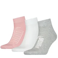 Skarpetki i podkolanówki sportowe - Skarpety damskie Puma ELEMENTS GRAPHIC QUARTER 3-PACK wielokolorowe 90798902 - miniaturka - grafika 1