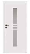 Drzwi wewnętrzne - Dre Drzwi Wewnętrzne Z Szybą Arte 40 Okleina Biała Mat - miniaturka - grafika 1
