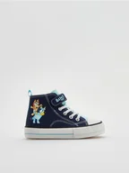 Buciki dla niemowląt - Reserved - Bawełniane trampki Bluey - granatowy - miniaturka - grafika 1