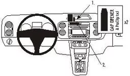 ProClip do Volkswagen Golf Plus 05-14 - Uchwyty samochodowe do telefonów - miniaturka - grafika 1