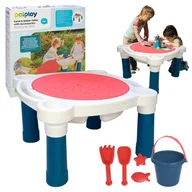 Zabawki do piasku - PALPLAY STÓŁ WODNY SAND & WATER OGRODOWY STOLIK 3w1 PIASKOWNICA AKCESORIA - miniaturka - grafika 1