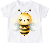 Koszulki dla dziewczynek - Koszulka z pszczółką dla dziecka na dzień pszczoły pszczoła21 - miniaturka - grafika 1