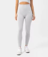 Spodnie sportowe damskie - Damskie legginsy treningowe Carpatree Blaze Seamless Leggings - szare - CARPATREE - miniaturka - grafika 1