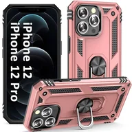 Etui i futerały do telefonów - ADDIT Etui na telefon do iPhone 12/iPhone 12 Pro, [klasa wojskowa] 15,5 m, przetestowane podczas upadku, etui ochronne z magnetycznym uchwytem do samochodu, uchwyt pierścieniowy, stojak pokrowiec na - miniaturka - grafika 1