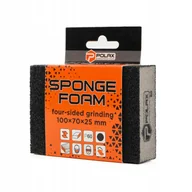 Materiały ścierne - Polax Klocek kostka gąbka ścierna szlifierska 100×70×25mm P60 - miniaturka - grafika 1