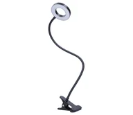 Lampy stojące - Solight WO66-B- LED Stm. Lampa stołowa z klipsem LED/8W/230V 3000/4000/5000K czarny - miniaturka - grafika 1