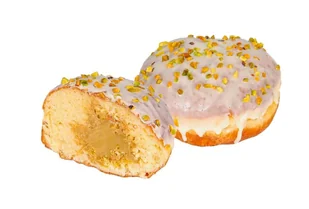 Pączek z pistacjami, rozmrożony - Inne pieczywo - miniaturka - grafika 1