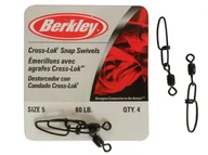 Inne akcesoria dla wędkarzy - Agrafki z krętlikami Berkley McMahon Cross-Lok Snaps/Swivels - miniaturka - grafika 1