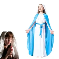 Stroje karnawałowe - Strój Maryja Matka Boska Jasełka 100/110 Święta Przebranie Święta Stajenka - miniaturka - grafika 1