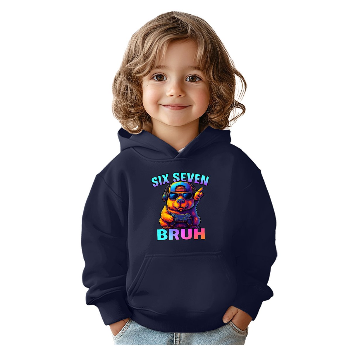 BLUZA DZIECIĘCA 67 SIX SEVEN VIRAL CAPYBARA 104 CHŁOPIĘCA DZIEWCZĘCA