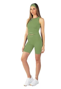 Carlheim Women's Serenita Active Collection szorty 8", oliwkowe, rozmiar XS - Spodenki damskie - miniaturka - grafika 1