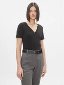 Koszulki i topy damskie - Tommy Hilfiger T-Shirt New Cody WW0WW40584 Czarny Slim Fit - miniaturka - grafika 1