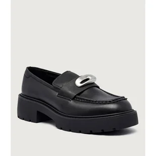 Calvin Klein Skórzane loafersy - Półbuty damskie - miniaturka - grafika 1