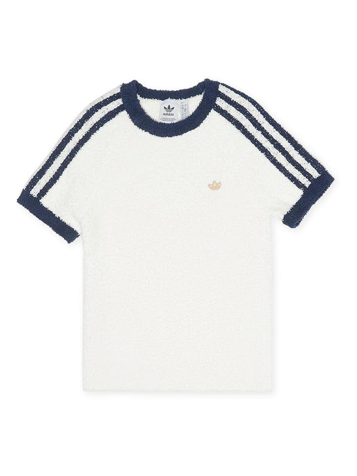 adidas Koszulka dzianinowa w kolorze kremowym