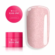 Żele do paznokci - Żel Budujący Base One Shimmer Misty Rose 50g do Paznokci - miniaturka - grafika 1