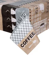 Obrusy i serwetki - Cerata na stół Moka 90 x 140 cm PVC - miniaturka - grafika 1
