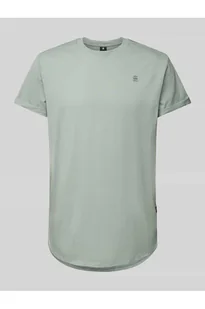 T-shirt z detalem z logo - G-Star Raw - Koszulki męskie - miniaturka - grafika 1