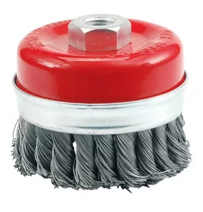 Vorel Szczotka czołowa 80 mm, drut splatany 06975 - Materiały ścierne - miniaturka - grafika 1