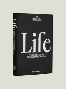 Printworks Printworks CoffeeTable PhotoBook Life Black - Albumy fotograficzne - miniaturka - grafika 1