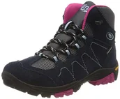 Buty dla chłopców - Brütting Bergen High Dziewczynki Buty trekkingowe i turystyczne, morski/różowy (Pink)/ niebieski, 35 EU - miniaturka - grafika 1