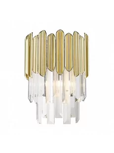 Zuma Line Kinkiet kryształowy złoty Gladius W0535-01B-B5J7 W0535-01B-B5J7 - Lampy ścienne - miniaturka - grafika 1