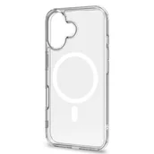 Etui i futerały do telefonów - Etui CELLY Gelskinmag do Apple iPhone 16 Przezroczysto-biały - miniaturka - grafika 1