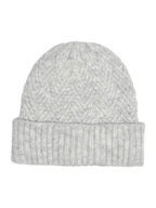 Czapki damskie - ONLY Czapka w kolorze jasnoszarym - miniaturka - grafika 1