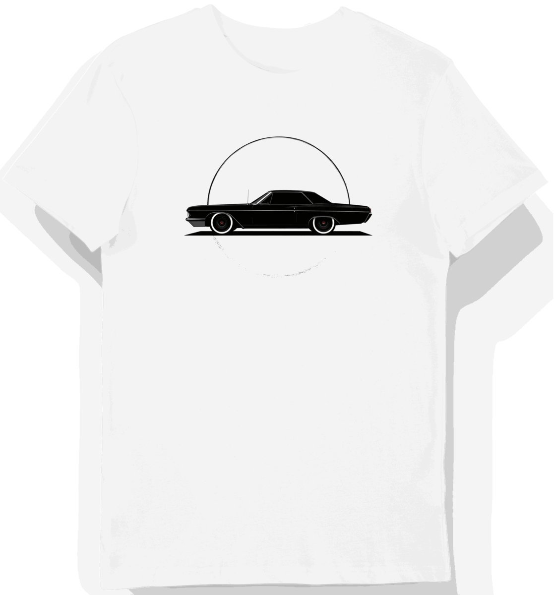 Koszulka męska biała z Klasycznym Buick Riviera 1963 XXL