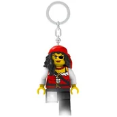 Breloczki dla dzieci - LEGO KE193 Brelok z latarką Piratka - miniaturka - grafika 1