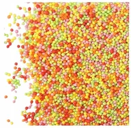 Dodatki do ciast w proszku - POSYPKA CUKROWA na tort MACZKI KOLOROWE dekoracje URODZINY ozdoby mix 25g - miniaturka - grafika 1