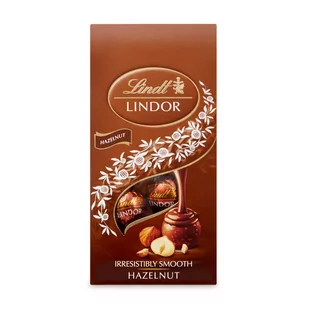 Lindt Pralinki Lindor Hazelnut Bag orzechowe 100g 4AB7-27761 - Bombonierki i czekoladki - miniaturka - grafika 1