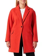 Płaszcze damskie - BOSS płaszcz damski, Bright Orange, 34 - miniaturka - grafika 1