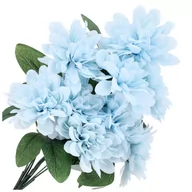 Sztuczne kwiaty - Bukiet 9 Dalia Duża Błękit KR289E - miniaturka - grafika 1