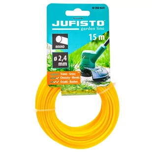 Żyłka Tnąca Do Kos I Podkaszarek 2,4 Mm 15 Mb Jufisto Ju-Zok-0241 Okrągła - Akcesoria do kos i kosiarek - miniaturka - grafika 1