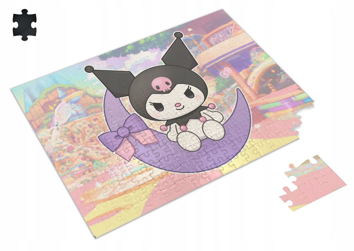 Puzzle KUROMI HELLO KITTY A3 252 el z Nadrukiem + IMIĘ Pudełko 6