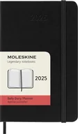 Kalendarze - MOLESKINE kalendarz 2025 CZARNY POCKET HARD DZIENNY (9x14 - miniaturka - grafika 1